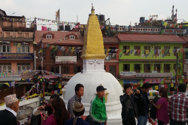 Eine kleinere Stupa